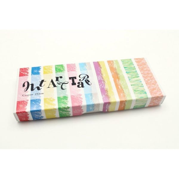 Maskeringstejp - Maskeringstejp MT 1,5 cm TAPE ART Låda med 10 rullar Pastellkrita palett