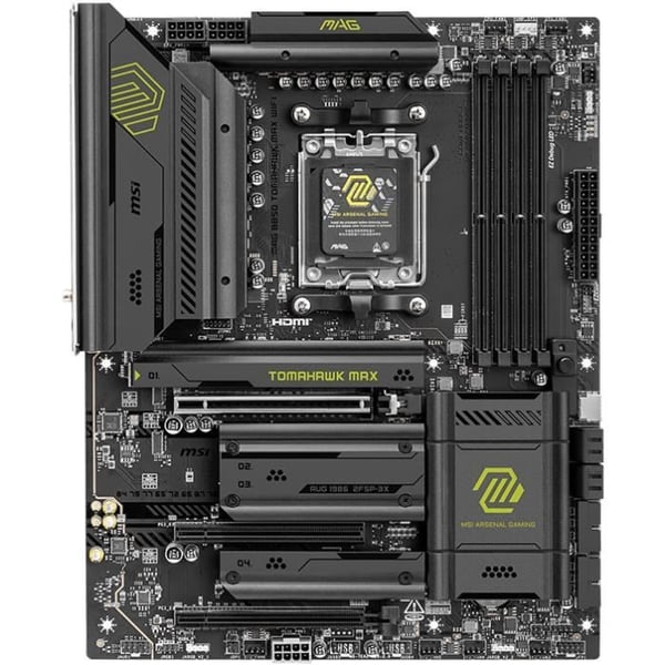 Bundkort - MSI - MAG B850 TOMAHAWK MAX WIFI - AM5 - DDR5 - ATX
