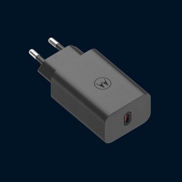 Motorola USB-lader 68 W 1x USB-C® Power Delivery 3.0, Power Delivery sort GaN, hurtigoplader