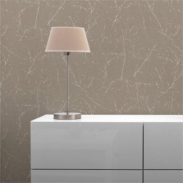 M1-Nr.3446 Non-woven tapet Brun Grenar Struktur Natur
