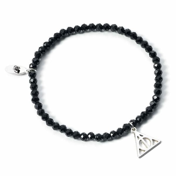 Maskeradprydnad - CARAT - Harry Potter - Pärlarmband - Silverberlock - Svart