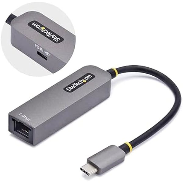 USB-C till Ethernet-adapter - STARTECH.COM - NIC - 1Gbps - 100W PD Pass-Through - Multi-OS