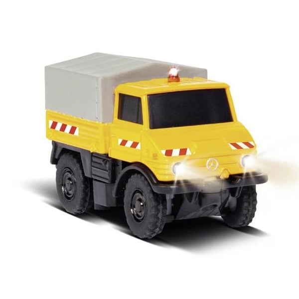RC elektrisk lastbil - CARSON MODELLSPORT - MB Unimog U406 - 1:87 - Tvåvägsfordon - Batteri inkluderat