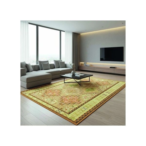 Kilimmatta - MELIS HOME - 80x50 cm - Chenille & Bomull - Vintage etniska mönster - Halkskydd