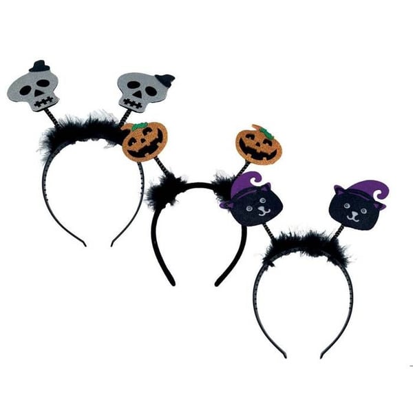 Halloween-hårband - LILLA CLOWN - Slumptillverkat - Färg vit och svart - För vuxna - Unisex