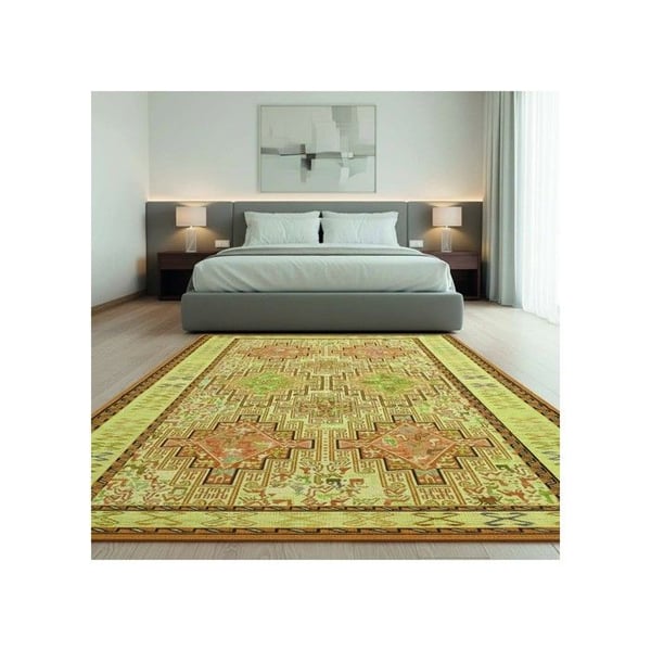 Kilimmatta - MELIS HOME - 80x50 cm - Chenille & Bomull - Vintage etniska mönster - Halkskydd