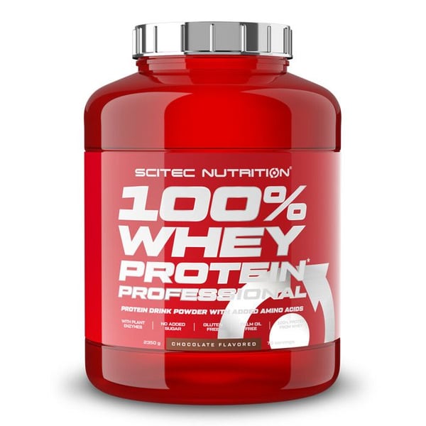 Vassle koncentrat Scitec Nutrition - 100% Whey Protein Professional - Choklad 2350g