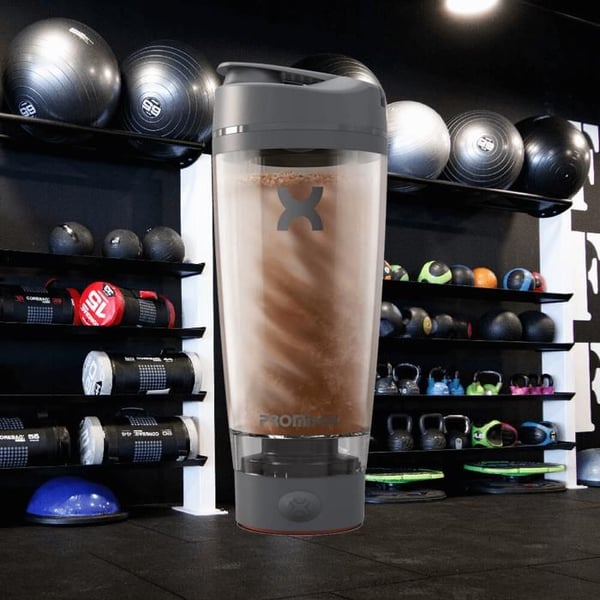 Elektrisk shaker - PROMIXX - Pro Electric Shake - 600 ml - Grafitgrå - Dryckesblandare