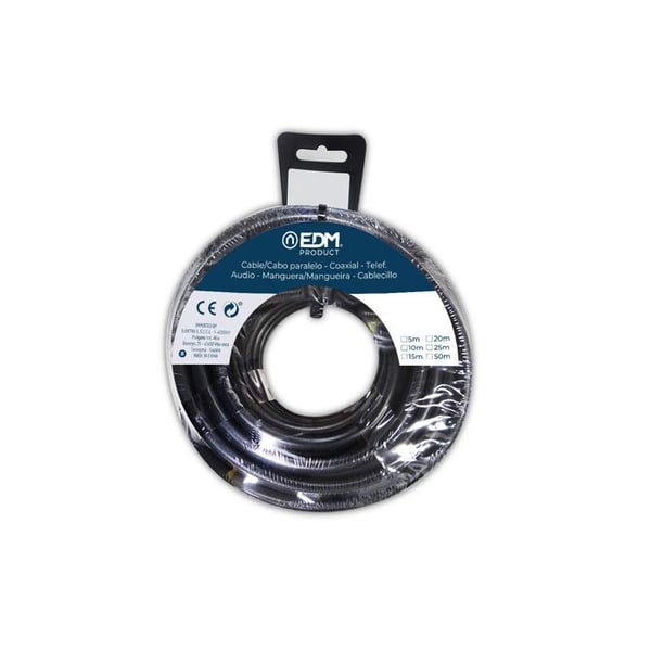 Svart akrylspole 3x2,5mm 25mts.