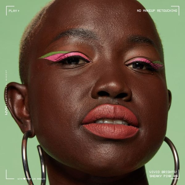 Flytande mat eyeliner - NYX PROFESSIONAL MAKEUP - VIOLETT - Långvarig - Exakt applicering - Icke-vattentät