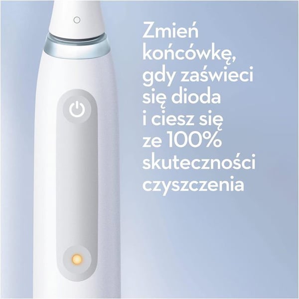 Elektrisk tandbørste - ORAL-B - iO Series 4 - Hvid farve - Hypoallergenisk - Til voksne