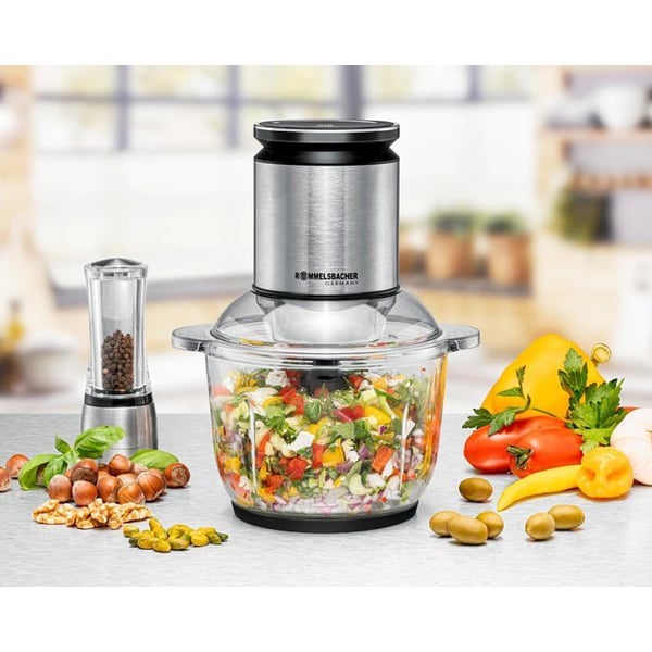 Multifunktionshackare - Rommelsbacher - MZ 600 - 2,0 l - 22 hastigheter - 6-bladig kniv
