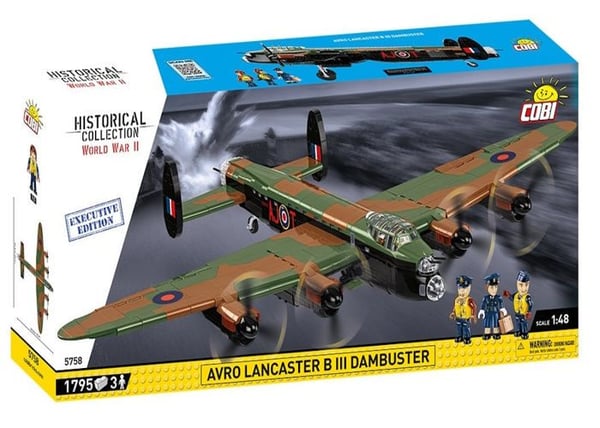 Modell - COBI - Avro Lancaster B III Dambuster - 575 delar - Plast - Att montera själv