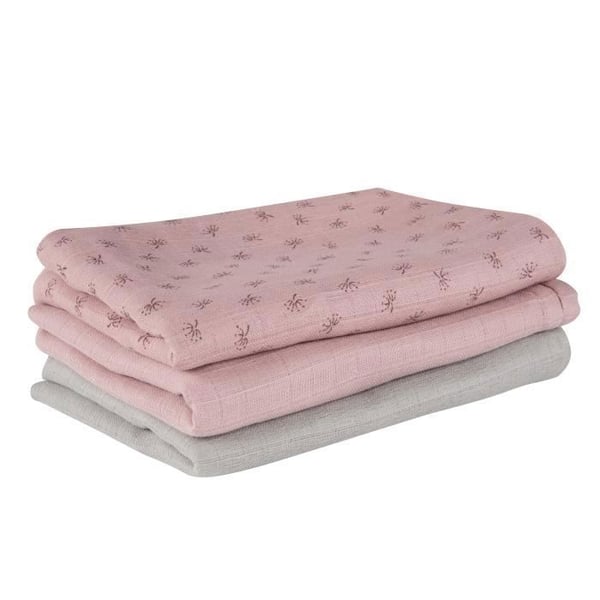 Sats med 3 Tvättbara CottoNappies i Ekologisk Bomull - ROBA - Lil Planet - Rosa - Flicka Sats med 3 Tvättbara CottoNappies i Ekologisk Bomull - ROBA - Lil Planet - Rosa - Flicka