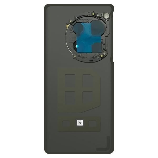 Baksida - OnePlus 12 - Svart - Enkel ersättning - Inbyggt lim