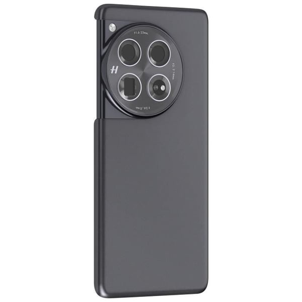 Baksida - OnePlus 12 - Svart - Enkel ersättning - Inbyggt lim
