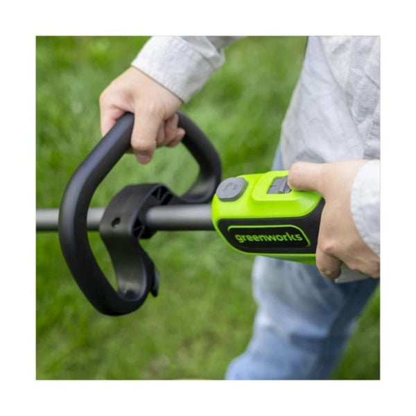 33 cm:n langaton pensasleikkuri 24V GREENWORKS Generaatio 2 - Akun kapasiteetti 4,0Ah ja laturi - ST24L413-01