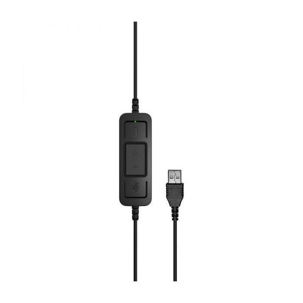 Microhörlurar EPOS SENNHEISER IMPACT SC 30 USB ML - Över örat - Trådad - Svart med orange reflektioner
