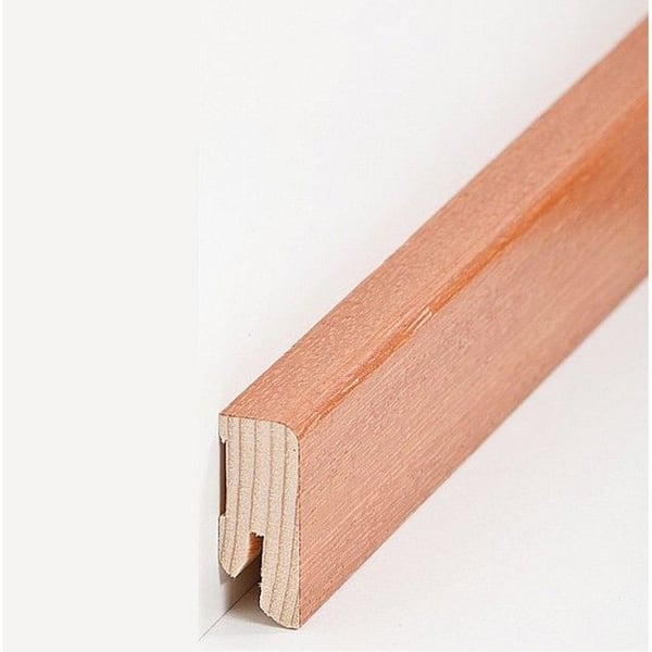 PROVISTON Fanerad träsockel 16 x 40 x 2500 mm Afzelia / Doussié 25 meter | 10 stycken
