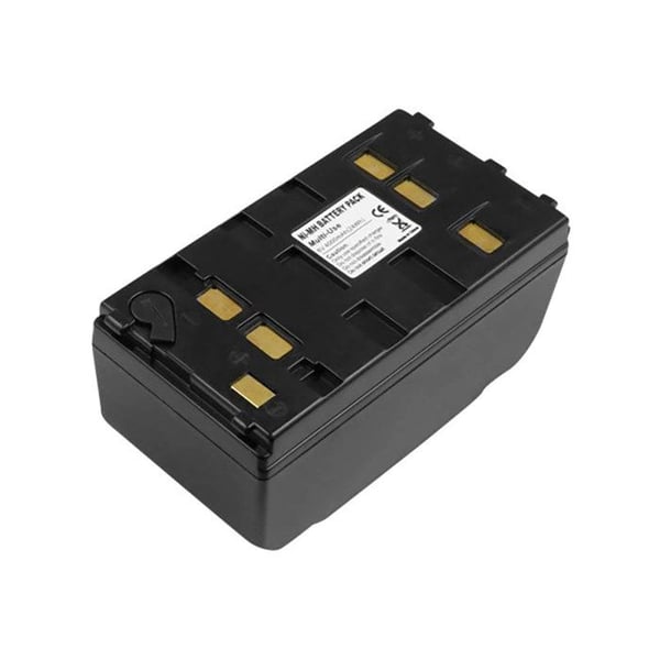 Batteri NiMH 4000mAh Universell for Videokamera 6.0V 2 Veier Svart