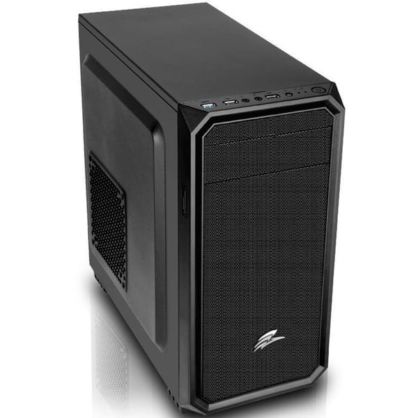 Computerkabinet - EVOLVEO - Shaw 2 - mATX og mITX - 2x3,5 og 2x2,5 - USB 2.0 og 3.2 Gen 1