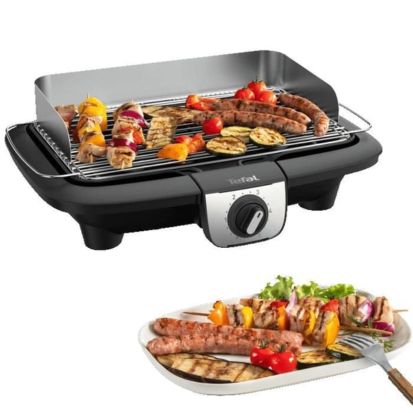TEFAL EasyGrill Adjust, Mindre røg, effekt på 2300 W, holdbar, nem at rengøre, BG90A810