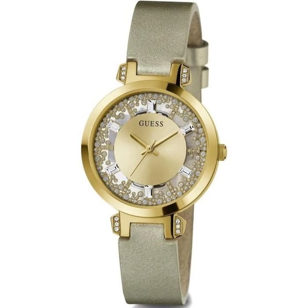 Klocka - Guess - Crystal Clear GW0535L4 - Kvarts - Läder - 32 mm
