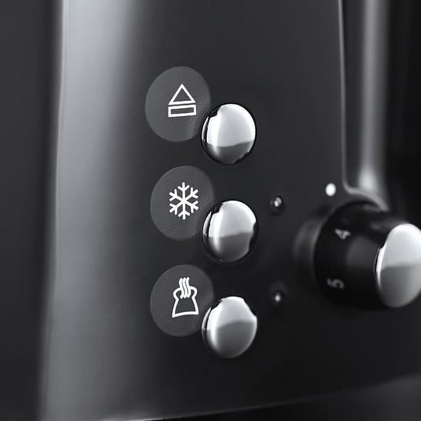 RUSSELL HOBBS 22601-56 Brödrost - Breda fack - Svart