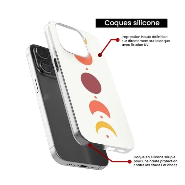 Siliconfodral med tryck kompatibel med Xiaomi Redmi 14C 4G Eclipse