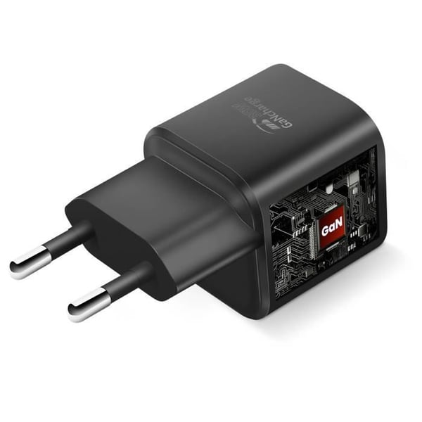 Laddare - SWISSTEN - GaN - 35W - Kompakt - Lätt - Svart