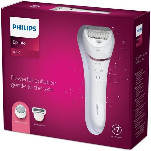 Elektrisk epilator - PHILIPS - BRE730/10 - Satinelle Advanced
