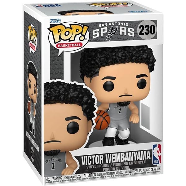 Figurine Funko Pop! NBA: San Antonio Spurs - Victor Wembanyama