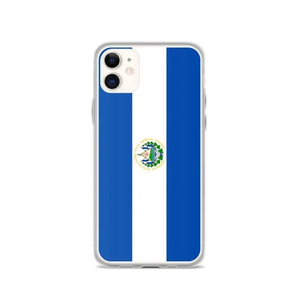 Telefonfodral - PIXELFORMA - Salvadorflagga - Kompatibel med iPhone 11 - Mjuk - Stötabsorberande