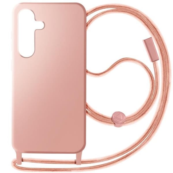 Halvstyvt sladdfodral till Samsung Galaxy S24 Plus Powder Pink