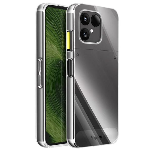 Skal - MAYAXESS - Fairphone 6 - Mjuk Silikon - Transparent - Rep- och Ridskydd