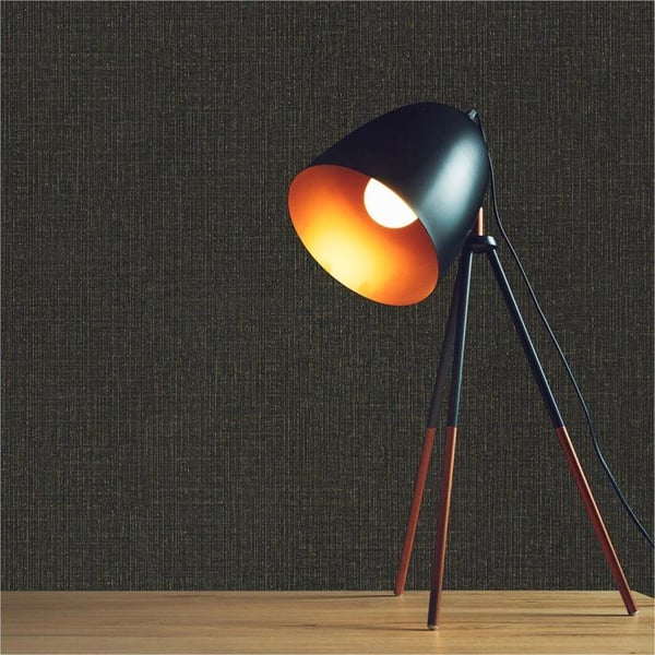 TADESSI enfärgad tapet M1-Nr.1934 non-woven tapet svart enfärgad tapet vardagsrum sovrum kök