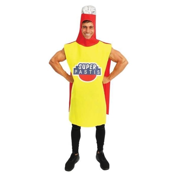 Kostym - LITEN CLOWN - Super Pastis - En storlek - Humoristisk - Vuxen