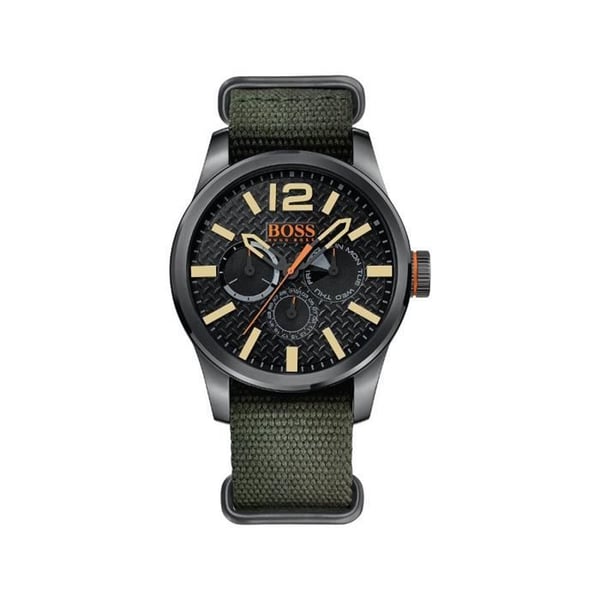 BOSS Orange - 1513312 - Herrklocka - Kvarts - Analog - Grönt textilband