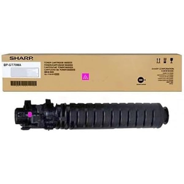 Toner - SHARP - BP-GT70MA - Magenta - Kompatibel - Paket med 1