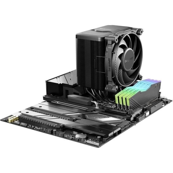 CPU-kylare - BEQUIET - Dark Rock 5 - Silent Wings 135mm-fläkt - Verktygslös montering - Elegant design