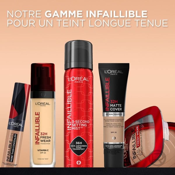 L'OREAL PARIS INFAILLIBLE foundation - Långvarig 32h - Amber