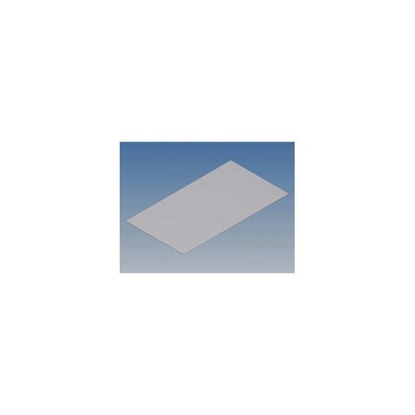 Aluminiumskiva för serie Tk - Silver - 130 6 X 72 X 0 5 Mm