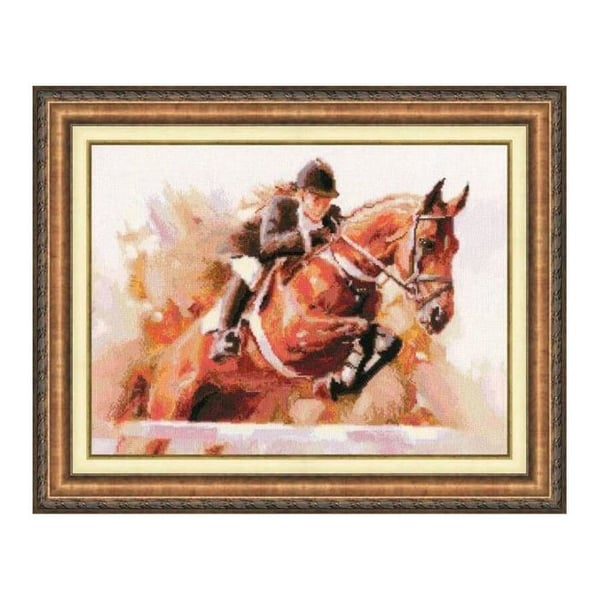 Golden Fleece korsstygnsset - Mot seger! 38.5x29 cm