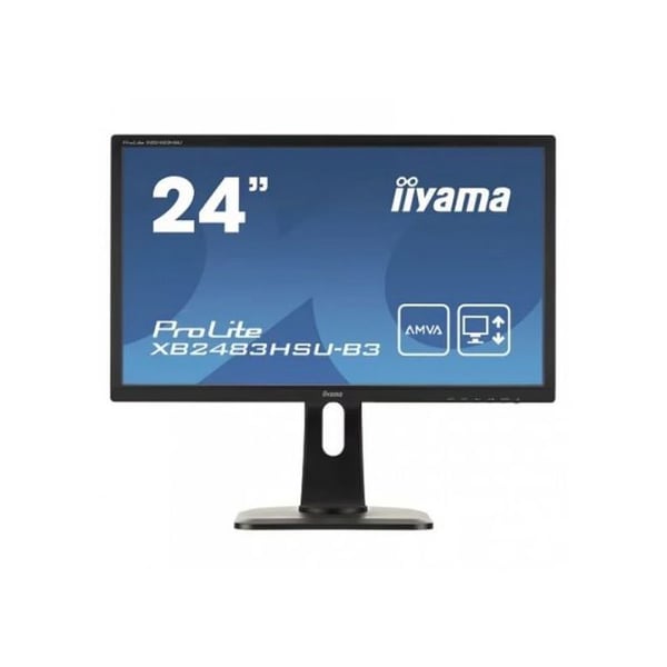 LED-skärm – IIYAMA – ProLite XB2483HSU-B3 – 24 tum – Full HD-upplösning – Återvunnen – Acceptabelt skick