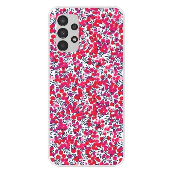Siliconfodral - Kompatibel med Samsung Galaxy A13 4G - design liberty wiltshire röd