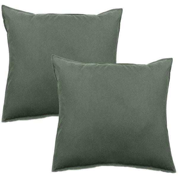 Set med 2 örngott Palace i 100 % tvättad bomull 63 trådar/cm² Vent du sud - Palace Cèdre - Set med 2 örngott 65 x 65 cm