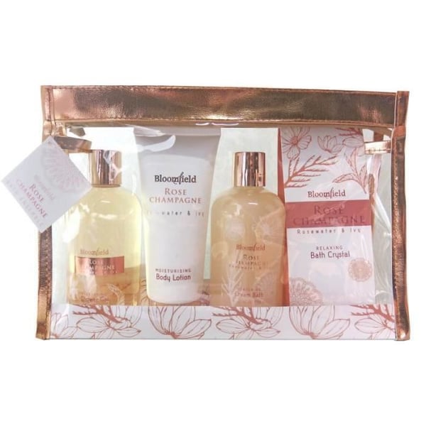 Badväska - Rose Champagne-serien - Rose Water & Rose Gold Ivy doft