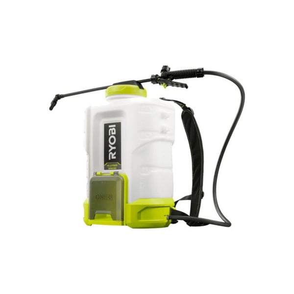RYOBI - 18V ryggsäcksspruta - upp till 6,2 bar - flöde 1 l/min till 1,8 l/min - 15 L tank - säljs utan batteri - RY18BPSB-0