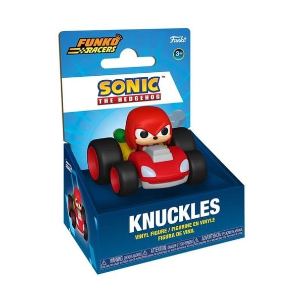 Funko - Sonic The Hedgehog Super Racers - Diecastfigur Knuckles 5 cm