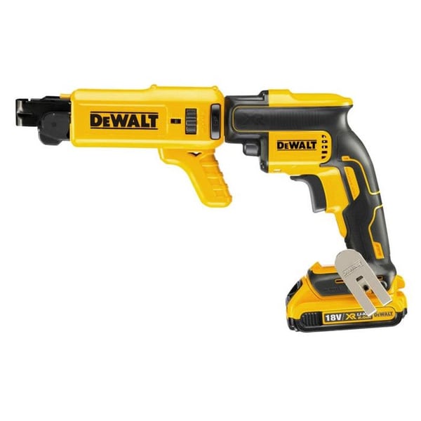 18V kipsilevyruuvinväännin TSTAK-laturilla - DEWALT - mukana 2 kpl 18V 2.0Ah akkua + laturi - laatikko - DCF620D2K